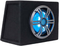 8 Inch 400 Watt Car Audio Subwoofer Enclosure with RGB Illumination L452739
