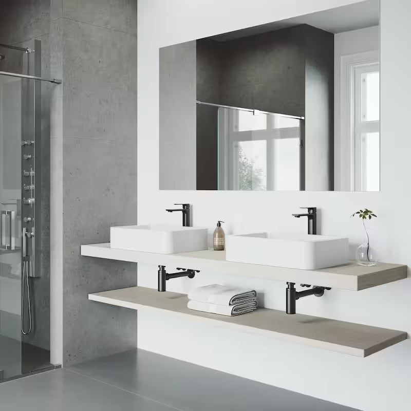 Single Handle Single-Hole Vessel Faucet Matte Black M7229