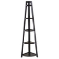 Black 5-Tier Corner Shelf B963