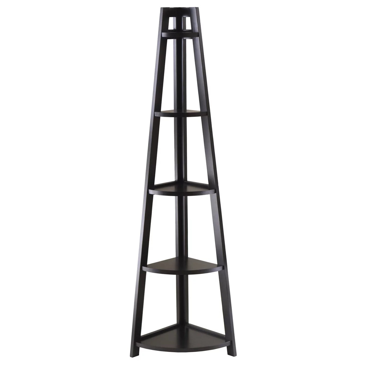 Black 5-Tier Corner Shelf B963