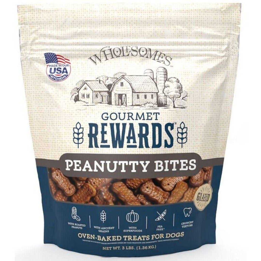Peanutty Bites Dog Treats 20 lb B126590