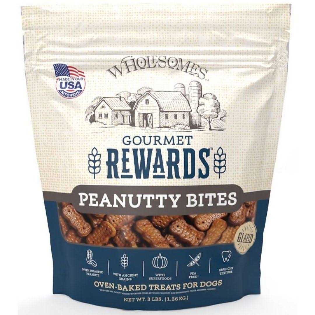 Peanutty Bites Dog Treats 20 lb B126590