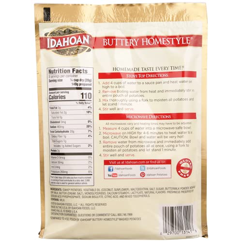 8oz Pack of 8 Mashed Potatoes B949558