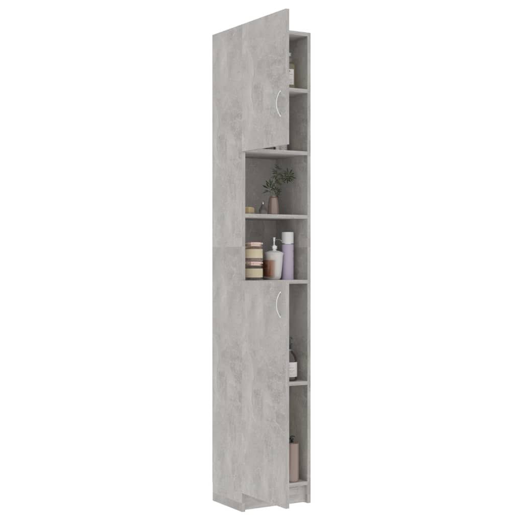 Bathroom Cabinet Concrete Gray Chipboard I33819