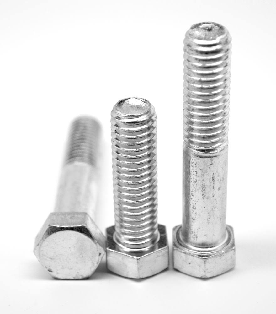 22 x 2 3/4 x 22 Coarse Thread Grade 2 Hex Cap Screw Low Carbon Steel Zinc Plated H377429