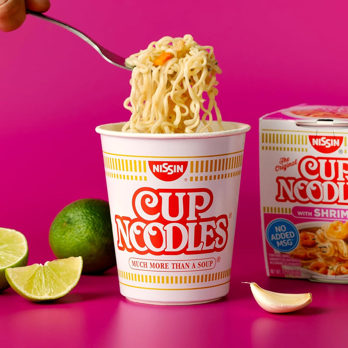 Cup Noodles Soup Shrimp Flavor 2.25 oz (case of 12) J128