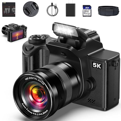 80MP Digital Camera with 4.0" Touch Screen, 18X Digital Zoom, 32GB Card N875453