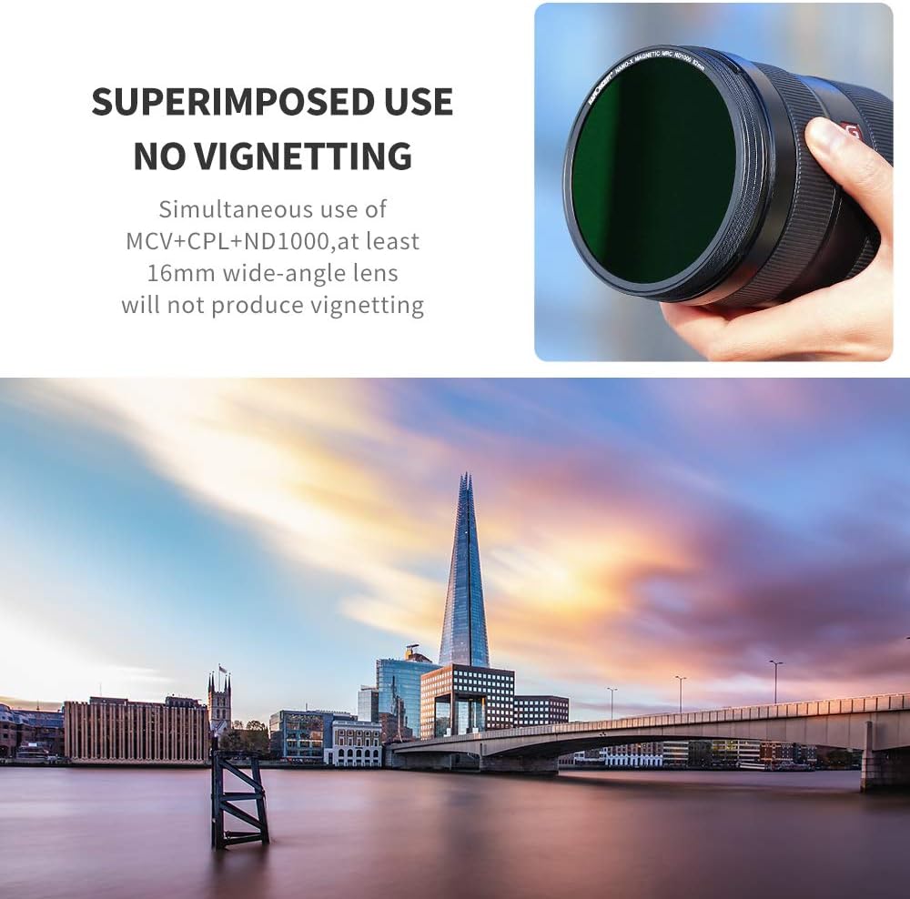 67mm Magnetic Lens Filter Kit with 4 in 1 Filter Pouch F1077