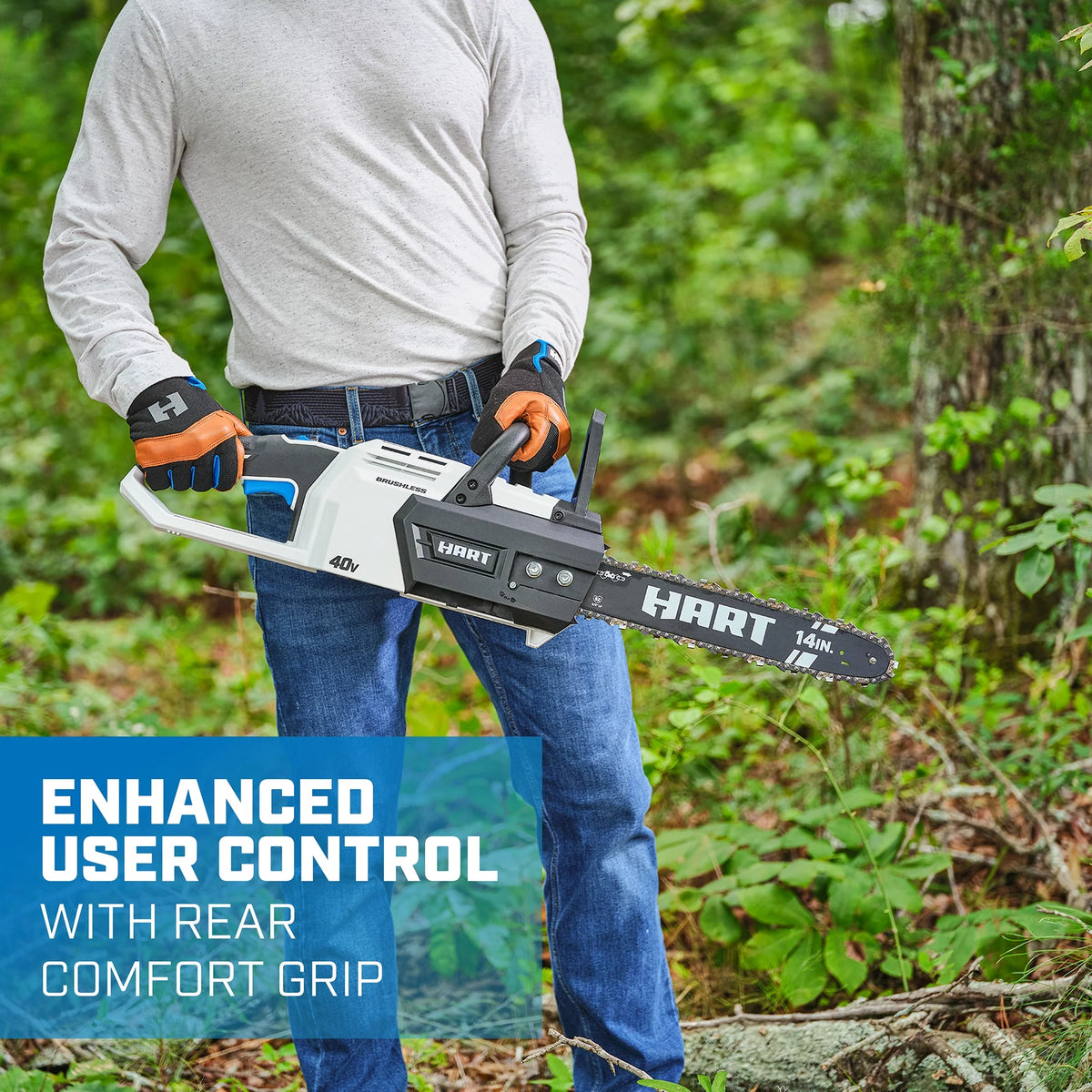 40-Volt 14-inch Battery-Powered Brushless Chainsaw Kit P979