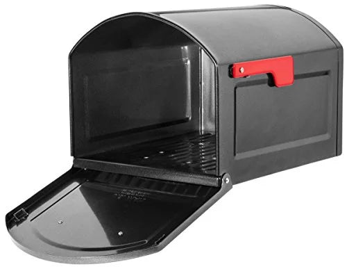 12 x 14 x 18.3 in. Galvanized Steel Post Mounted Mailbox V4618