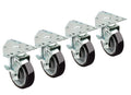 Heavy Duty Plate Caster 5 Wheel Set of 4 K941