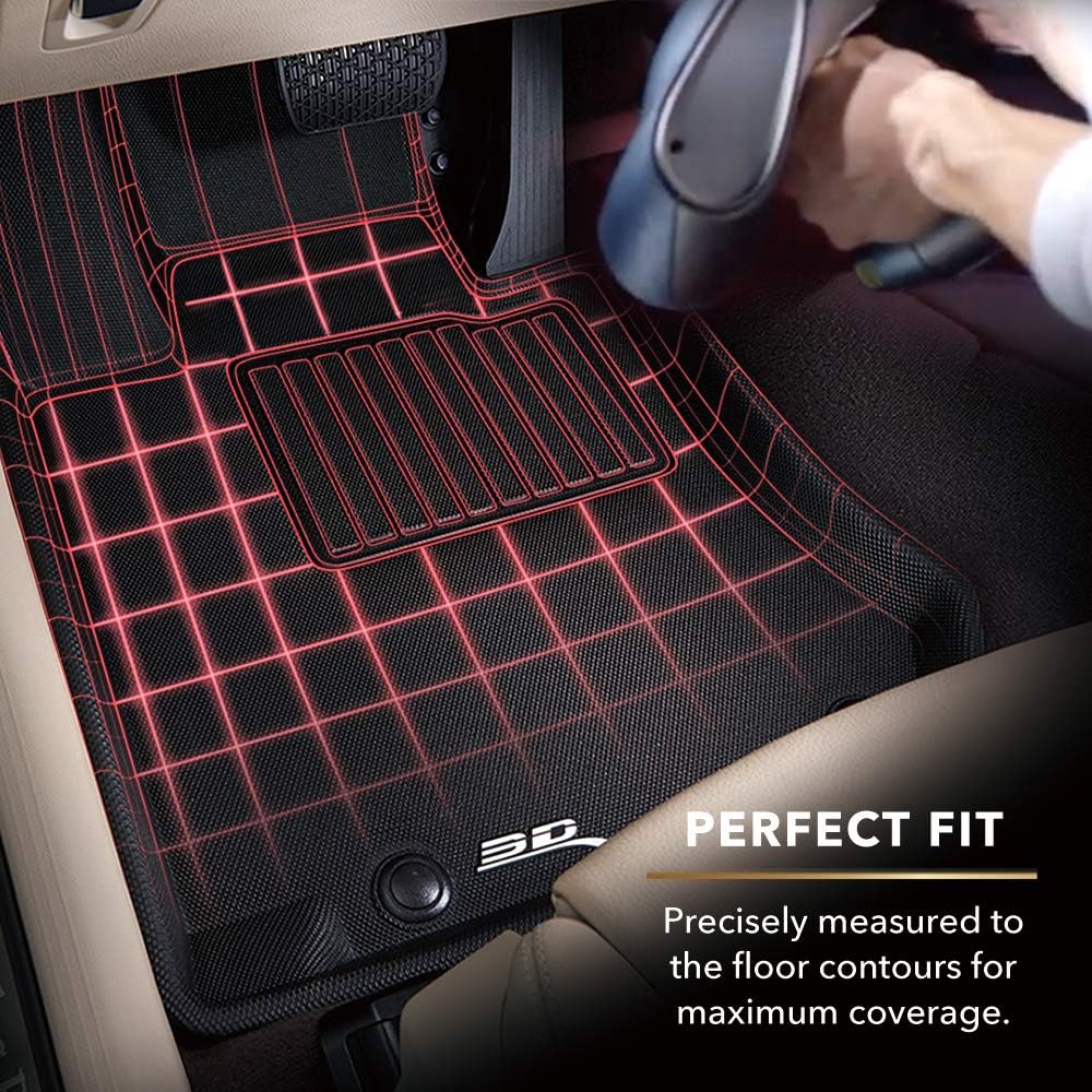 All-Weather Floor Mats Custom Fit Car Floor Liners Black Q827