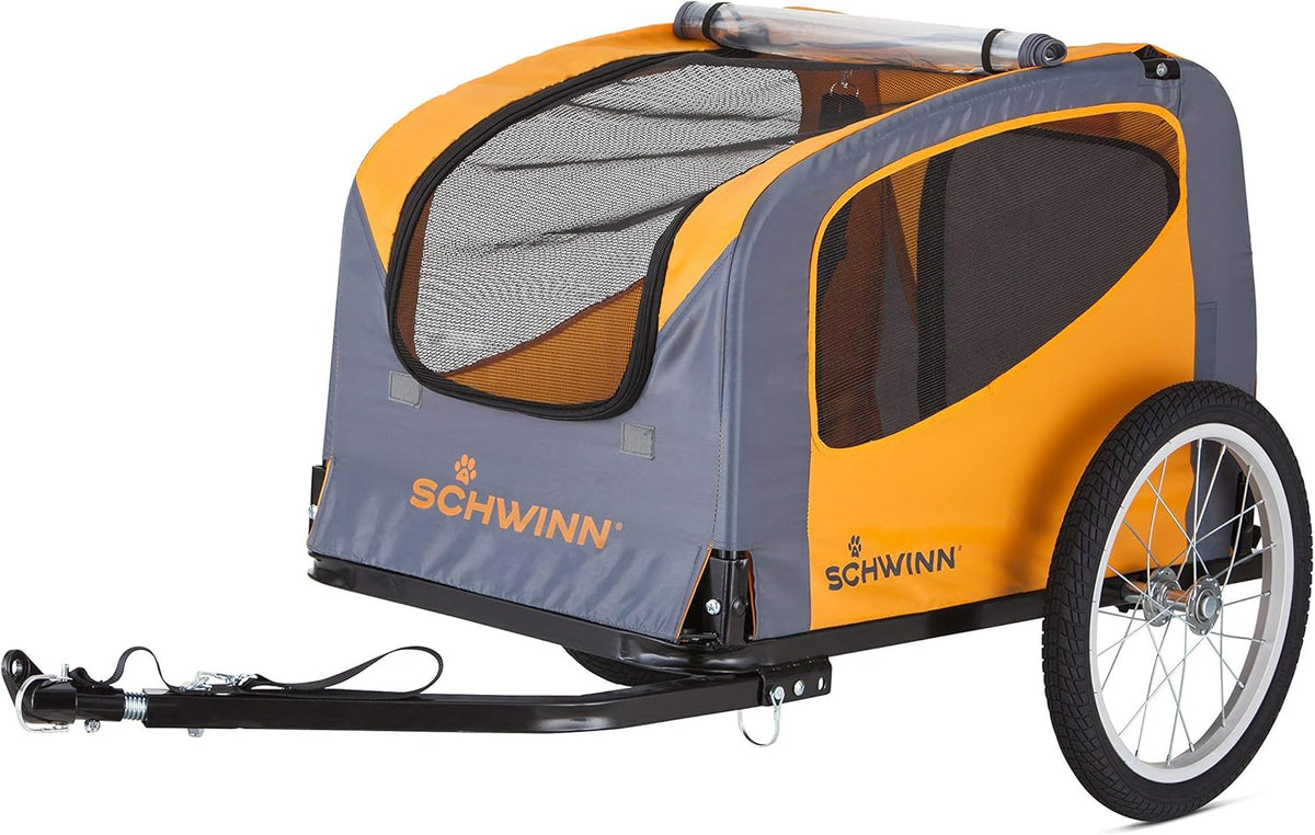 Folding Pet Bike Trailer with Quick Release Wheels M861706