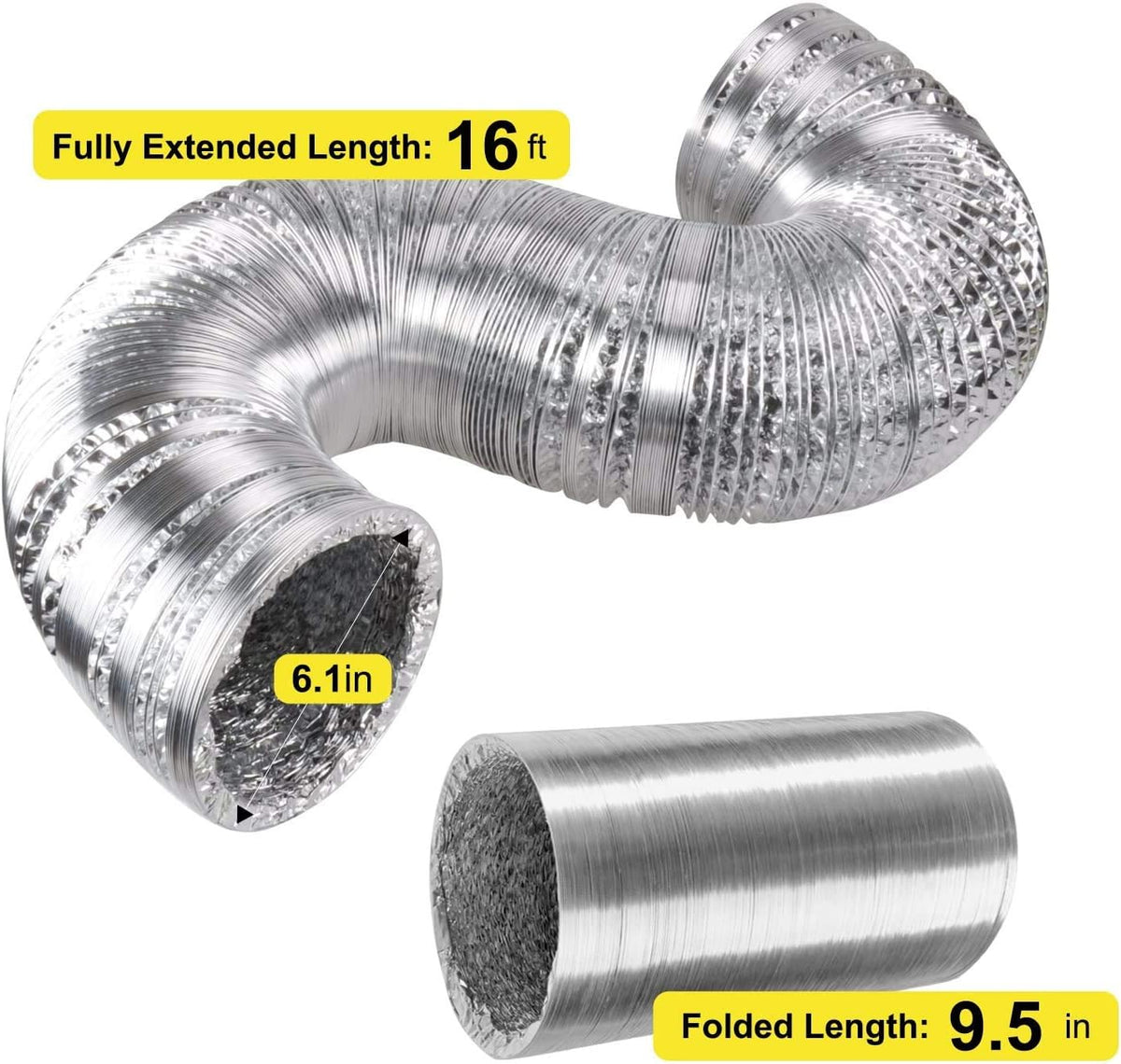 6 Inch Inline Fan Carbon Filter Ducting Combo with Variable Speed Controller D72608