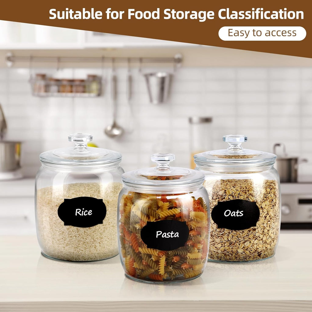 2 Pack 71 oz Glass Jar with Lid W756