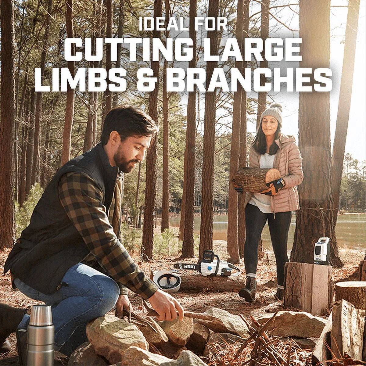 40-Volt 14-inch Battery-Powered Brushless Chainsaw Kit P979