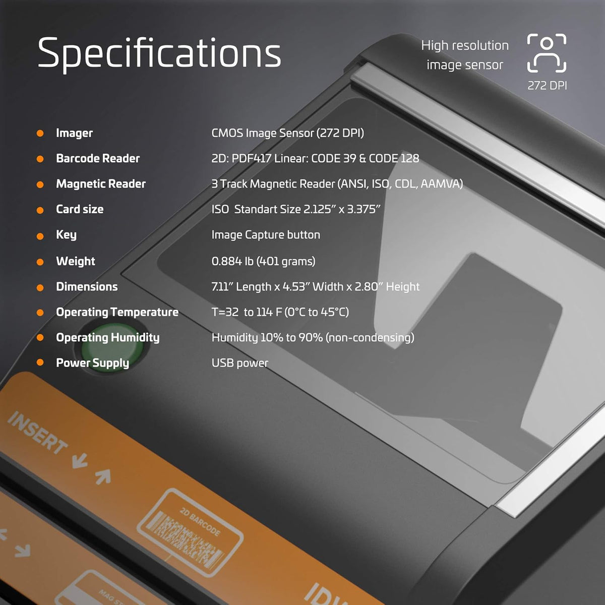 ID Scanner Desktop Solution with M280 ID Scanner R28191