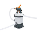 1000 GPH Silica & Sand Swimming Pool Filter Pump Gray C892