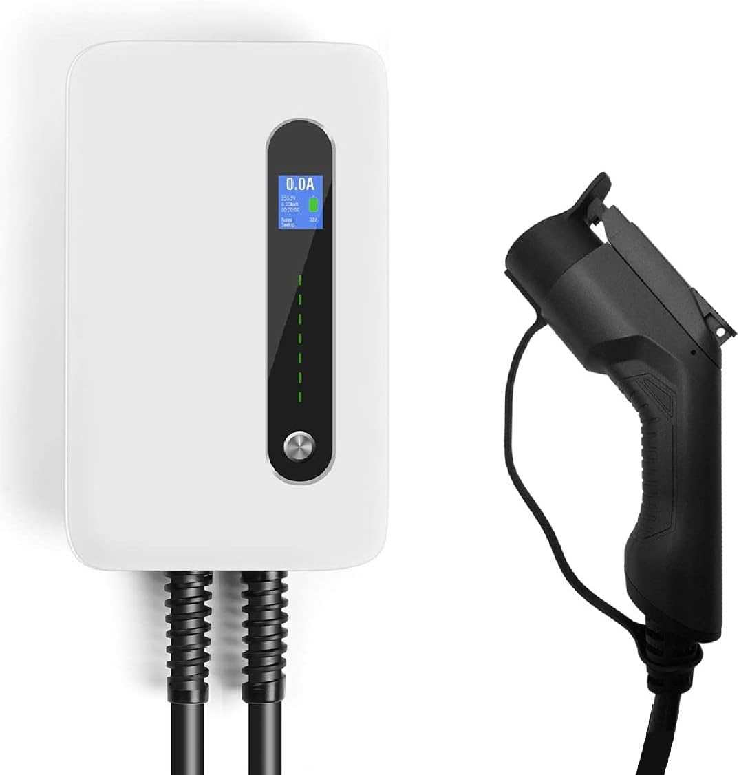 240V 40 Amp Level 2 Electric Vehicle Charging Station with 20ft J1772 Cable & NEMA 6-50 Plug R286704