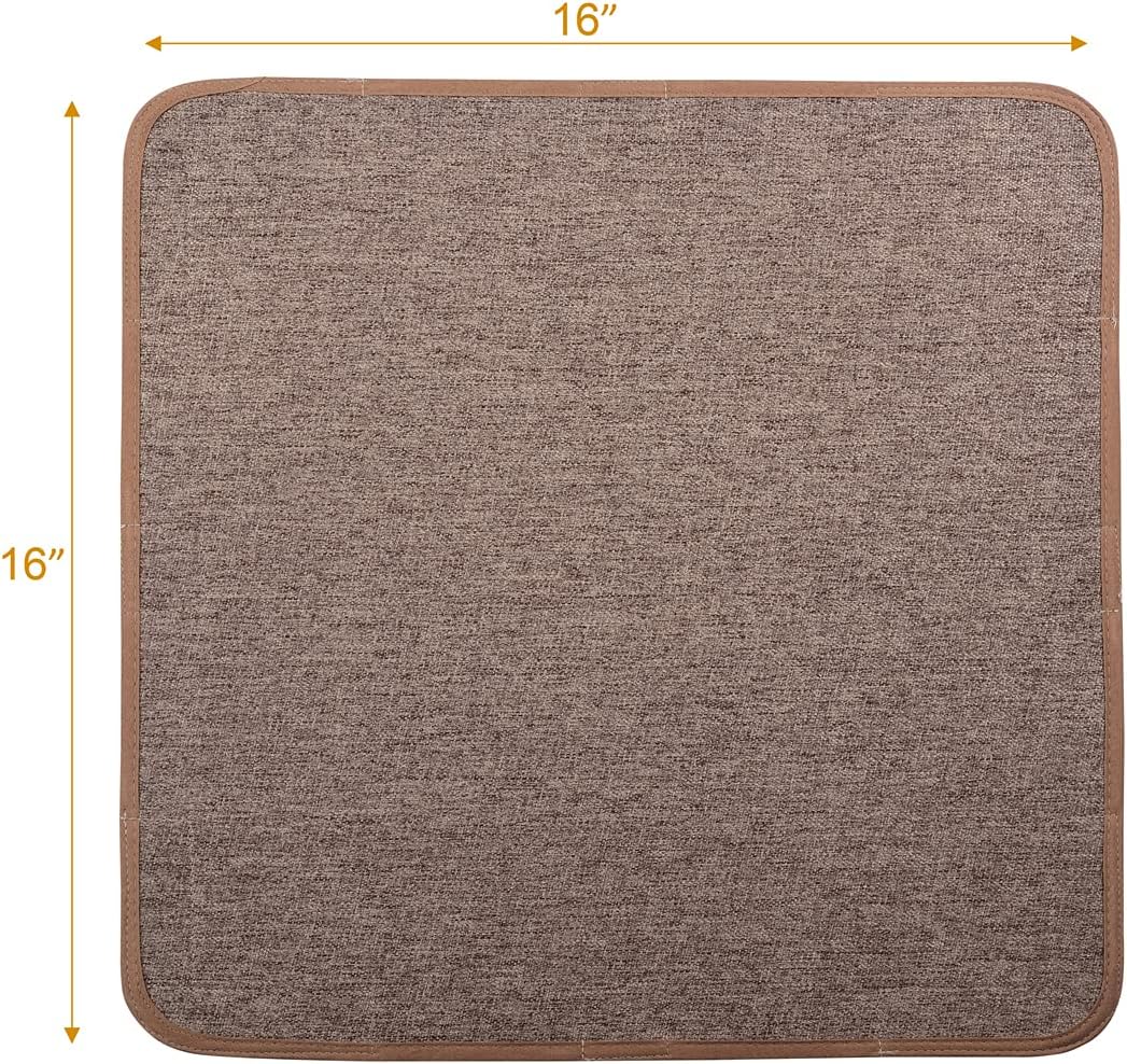 Brown 16 x 16 inch RV Roof Vent Sun Cover Pack of 2 B83351