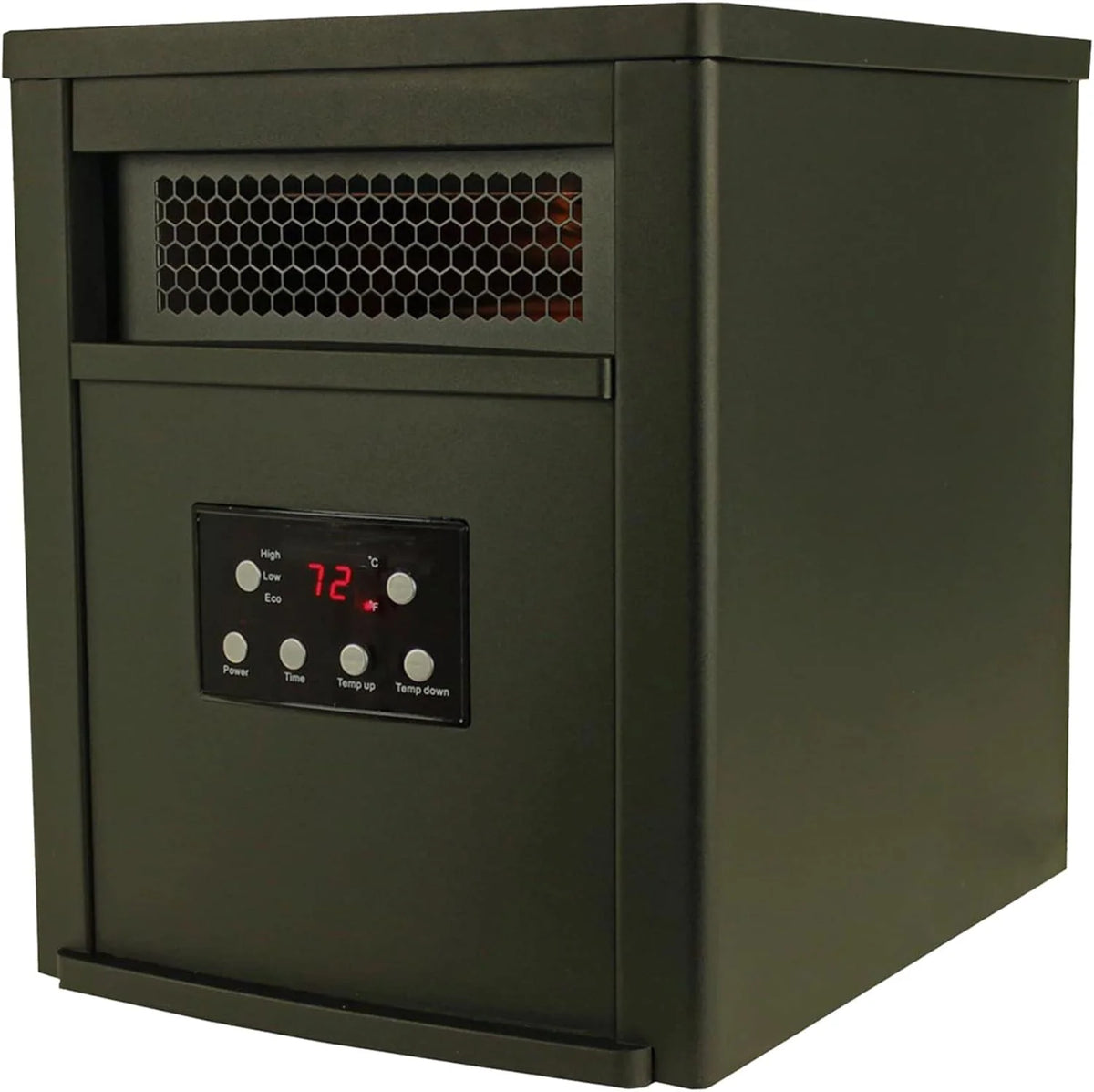 1500W Portable Electric Infrared Quartz Space Heater Black (2 Pack) T820559