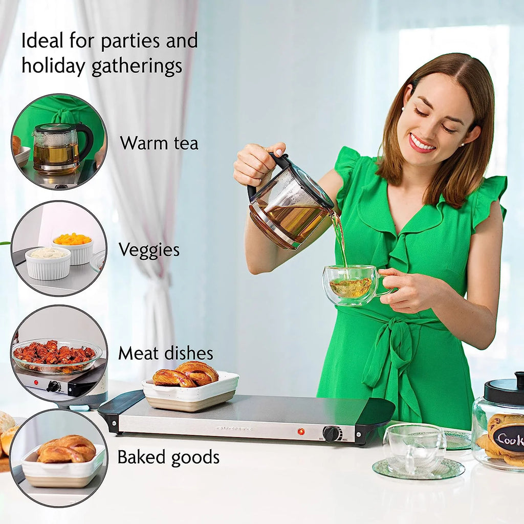 Silver Electric Warming Tray R37821