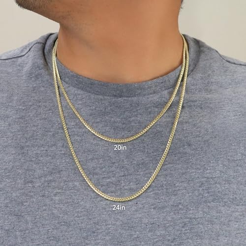 14k Yellow Gold Solid Miami Cuban Link Chain Necklace Y62592