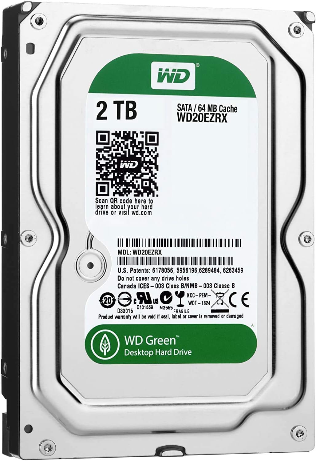 2TB 5400RPM SATA 3.5 inch Hard Drive Pack of 2 D49765
