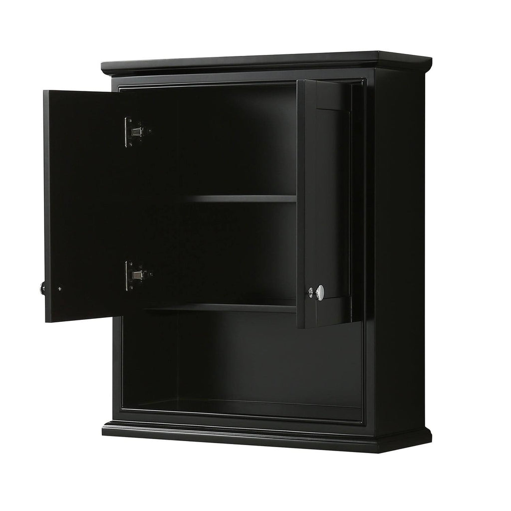 Dark Espresso Wall-Mounted Storage Cabinet T880493