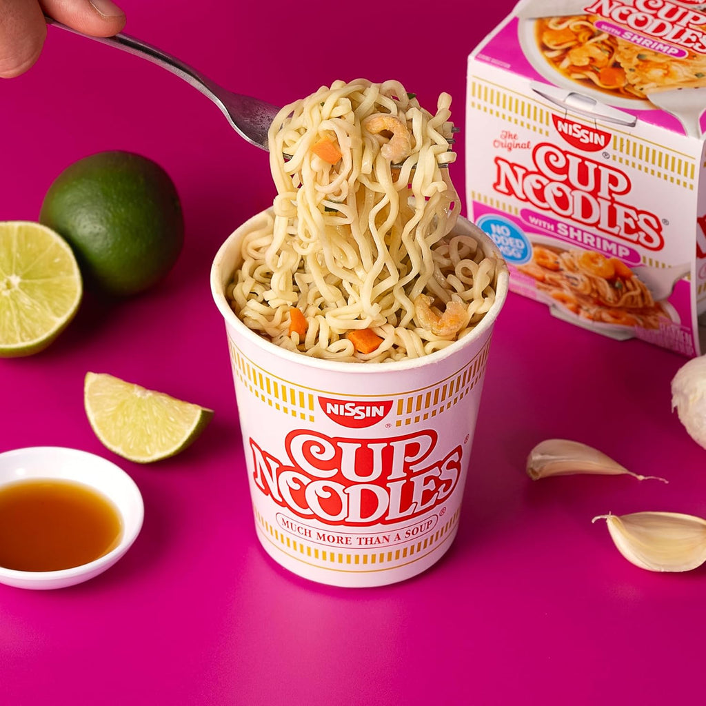 Cup Noodles Soup Shrimp Flavor 2.25 oz (case of 12) J128