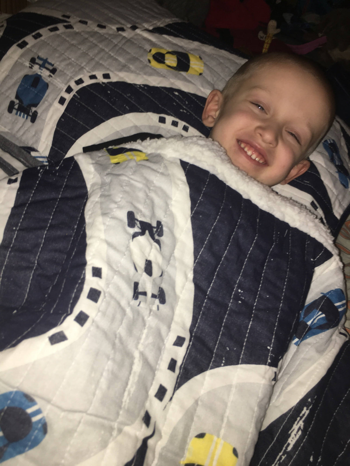 Navy Quilt Set Twin B2508
