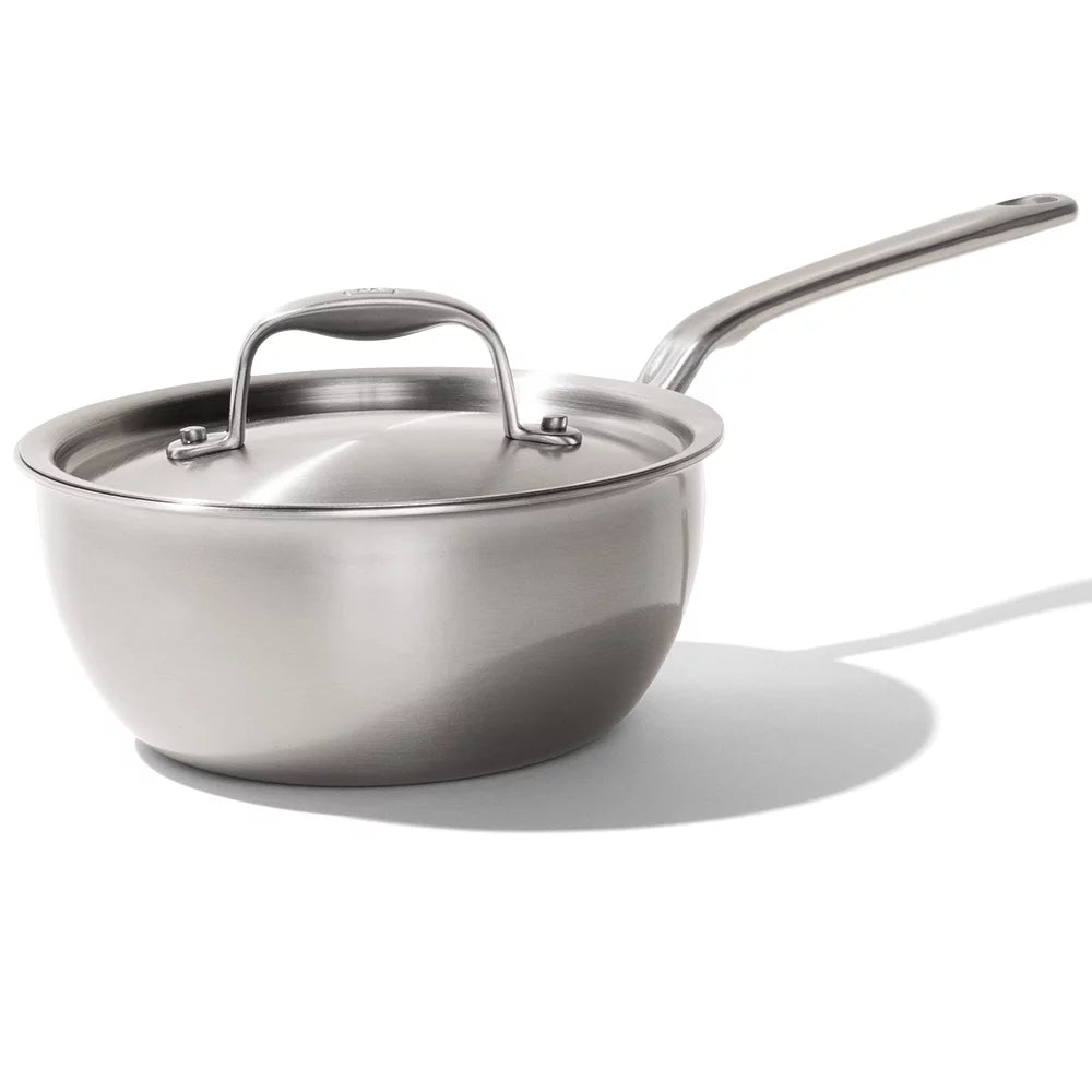 2 Quart Stainless Steel Saucier Pan C534