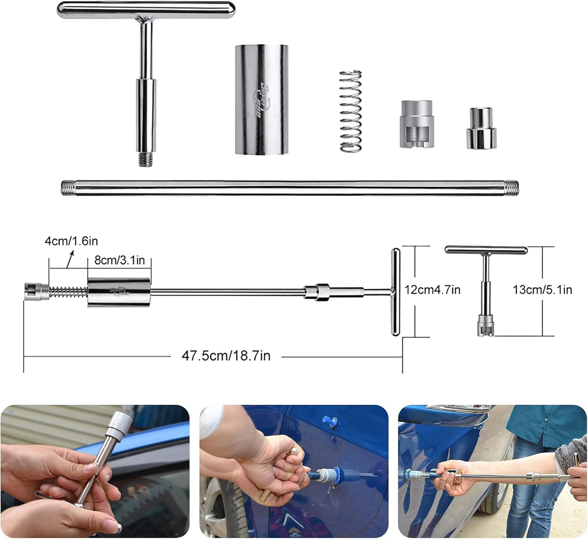Dent Repair Kit with LED Light Board and Storage Bag C381