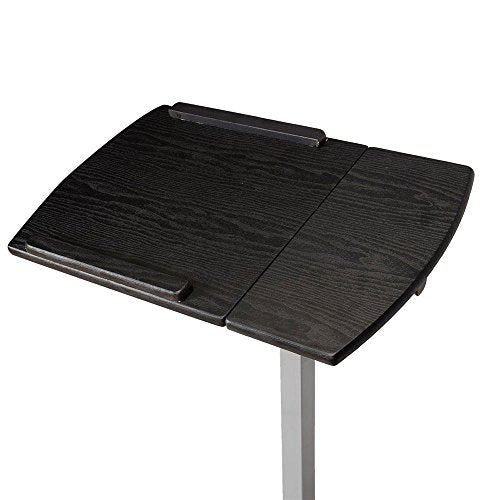 Brown Tilt Top Overbed Table with Wheels K991