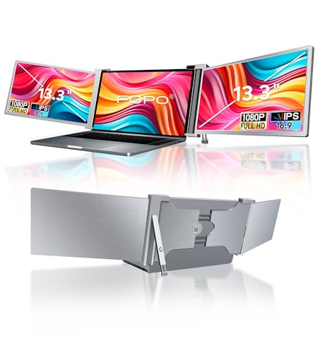 13.3" Triple Portable Monitor FHD 1080P IPS K620009