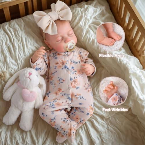 20 Inch Soft Body Realistic Newborn Baby Dolls with Clothes and Toy Accessories G468754