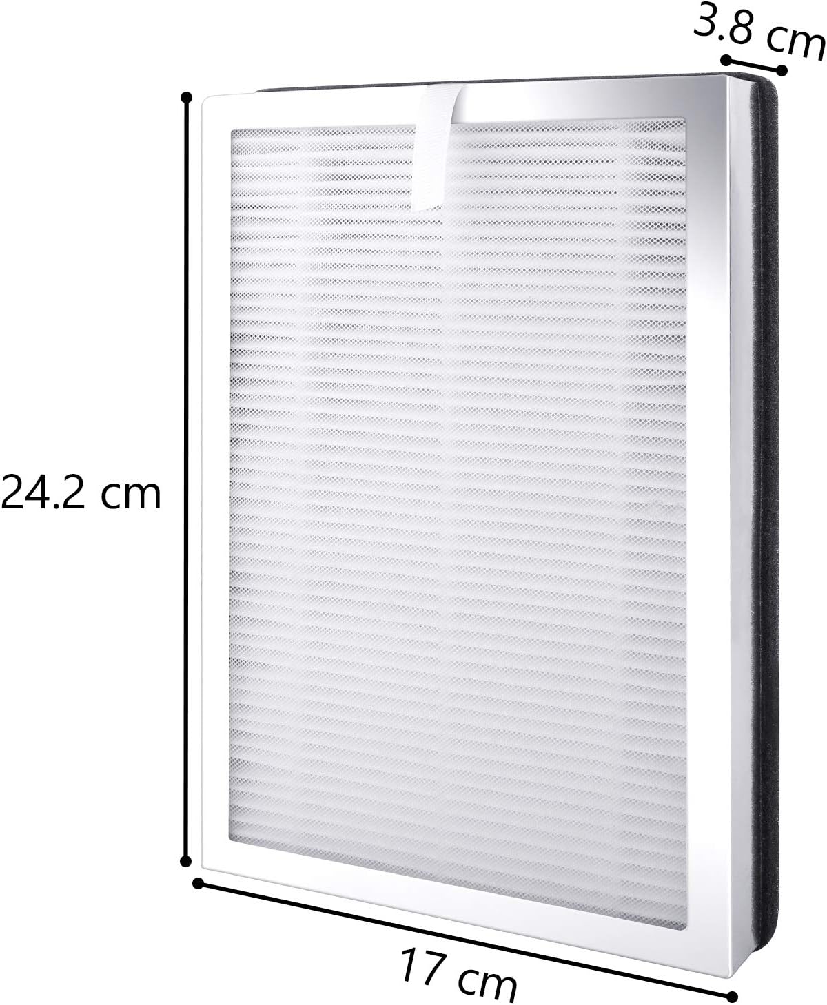 4 Pack H13 True HEPA Activated Carbon Replacement Filters R8271