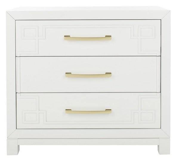 Blue/Gold 3 Drawer Chest L9362