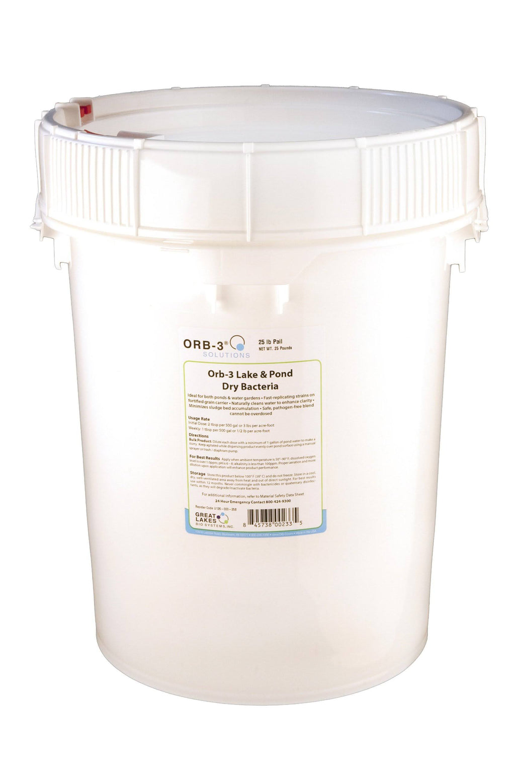 25 lbs Lake & Pond Dry Bacteria Pail N147
