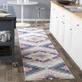 Blue Black Gray Area Rug X15196