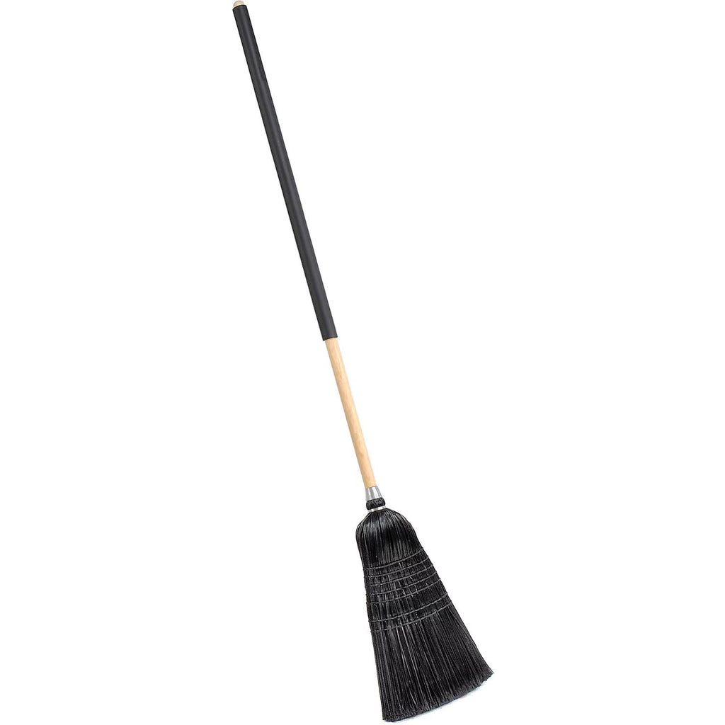 Black Warehouse/Janitor Broom, 57"L, Lot of 12 A9174