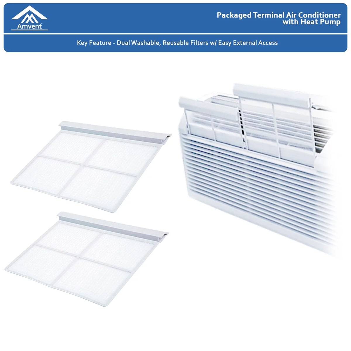 12,000 BTU PTAC Air Conditioner with Remote E9412