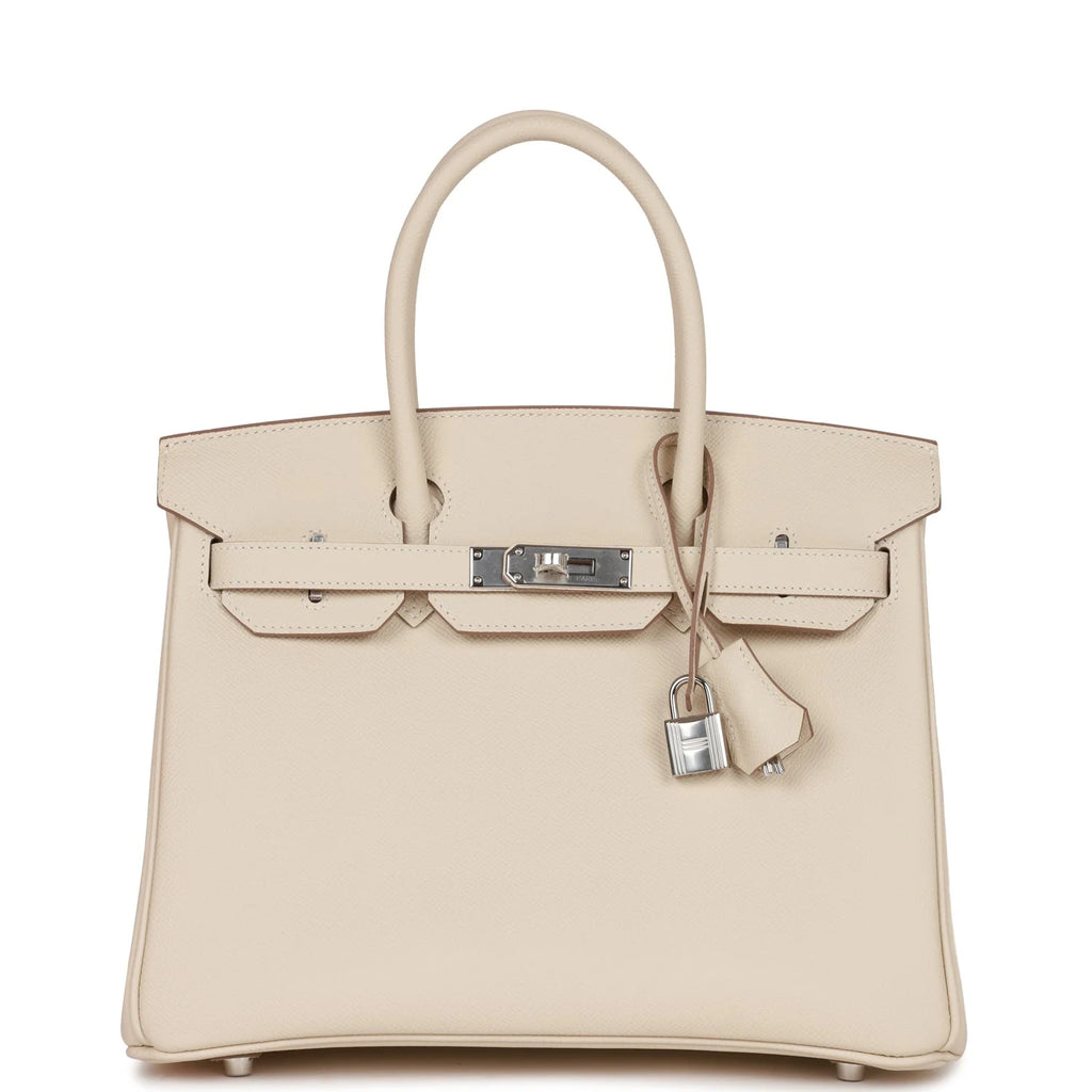 Birkin 30 Craie Epsom Palladium Hardware R152