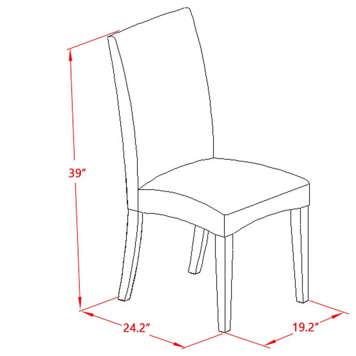 6-piece Wood Dinette Set Y249