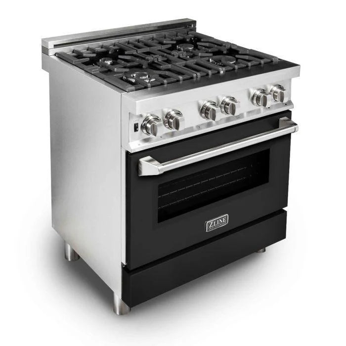 30 in. Stainless Steel Gas Burner Electric Oven Range C7107