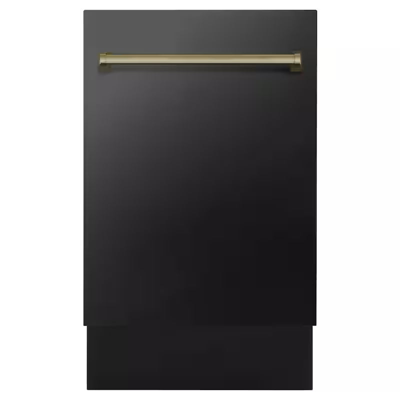 18 in. 8-Cycle Tall Tub Dishwasher with 3rd Rack in Black Stainless Steel C824784