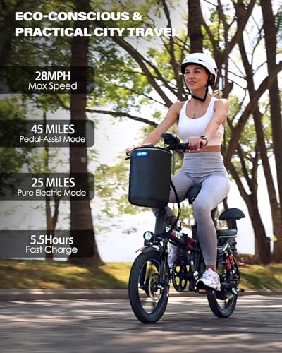 750W Folding Electric Bike with Removable Battery D401754