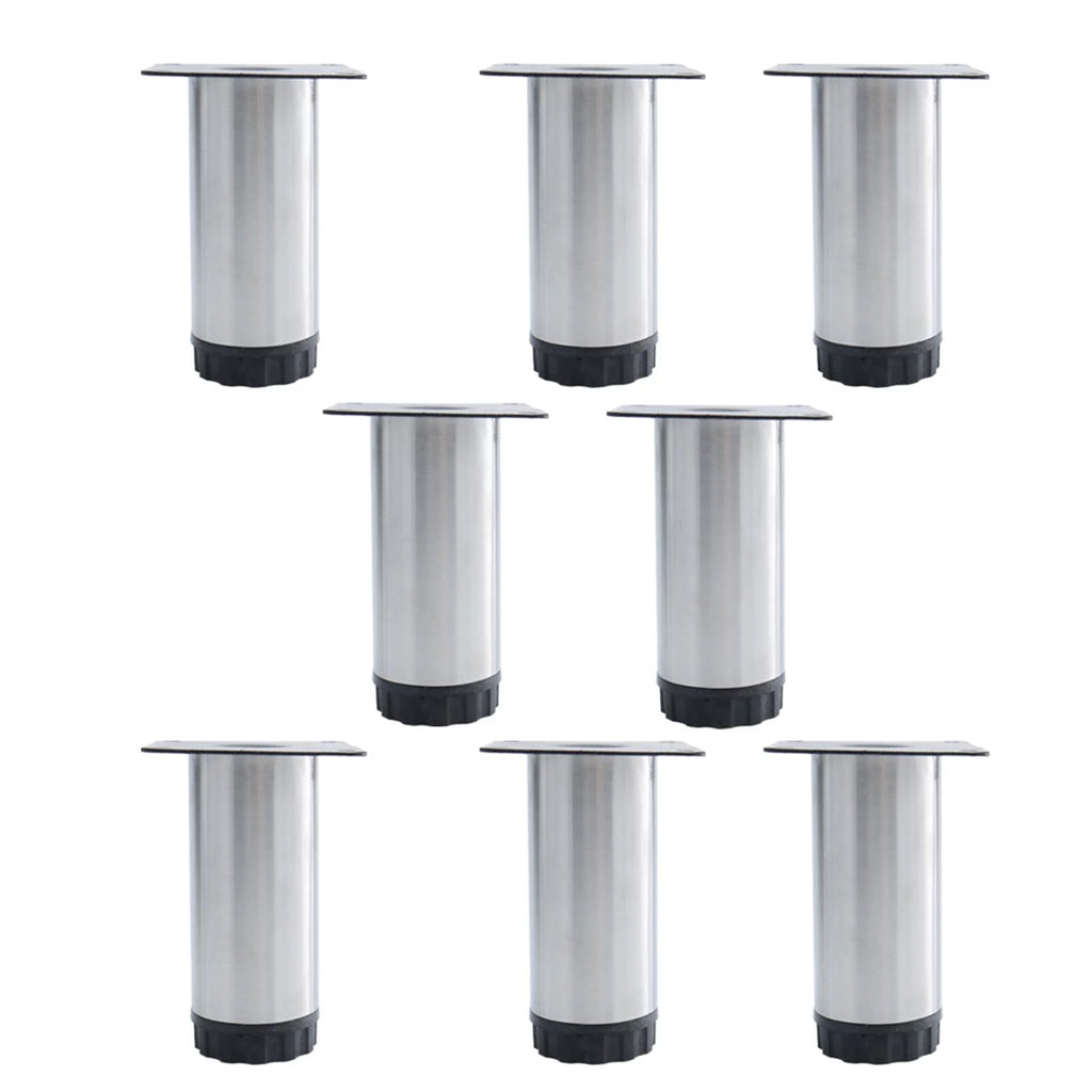 6 Inch Stainless Steel Adjustable Furniture Legs 8pcs K8648