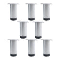 6 Inch Stainless Steel Adjustable Furniture Legs 8pcs K8648