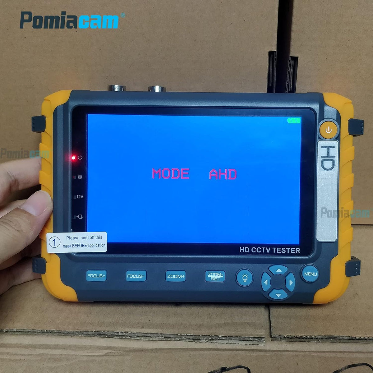 5 Inch 8MP AHD CCTV Monitor Camera Tester F324